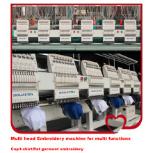 HOLiAUMA плоский компьютеризированный вышивальный станок для высокоскоростной машины для вышивания Cap / t-shirt